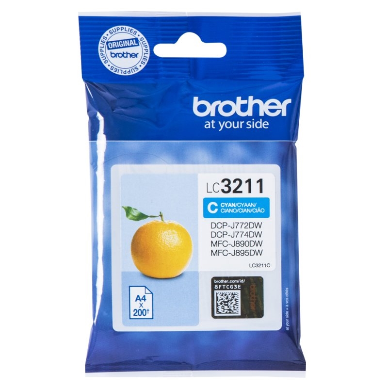 Brother Cartucho Lc3211c Cyan Blister